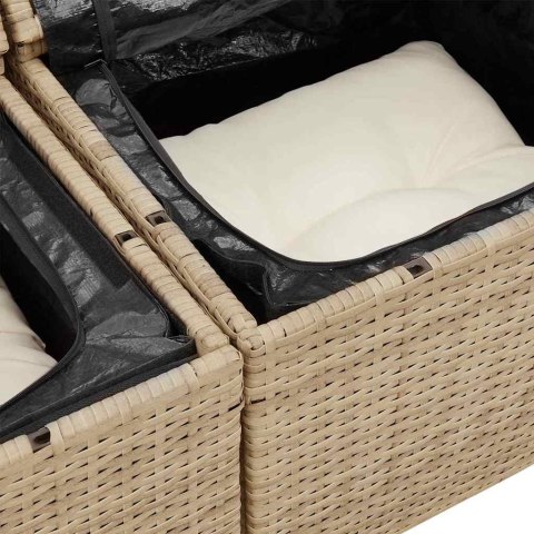 Zestaw Sof z poduszką 8 pcs polirattan