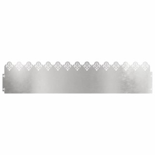 Obrzeża trawnikowe 30 pcs Srebrny 103 x 0,05 x 22 cm