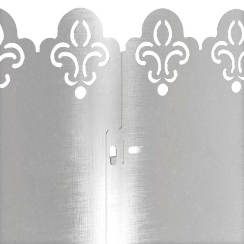 Obrzeża trawnikowe 30 pcs Srebrny 103 x 0,05 x 22 cm