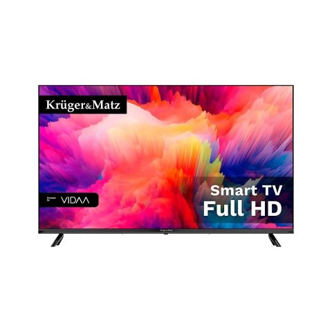 Telewizor Kruger&Matz 40" FHD VIDAA, DVB-T2/S2/T/C H.265 HEVC