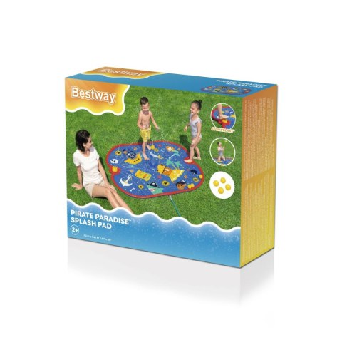 Bestway - Pirata - Aspersor Hinchable 170x140 cm +2 Años Jardín 52725