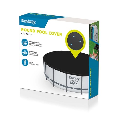 Bestway Pokrywa Basen PVC D427 cm Ogród 58248