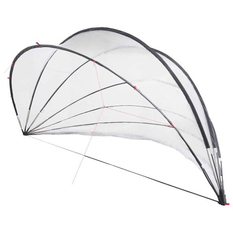Kopuła basenowa przezroczysty 592 x 590 x 275 cm PVC