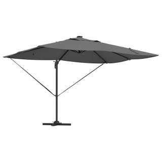 Parasol plażowy Ze LED Lights Antracyt 352 x 251 x 265 cm