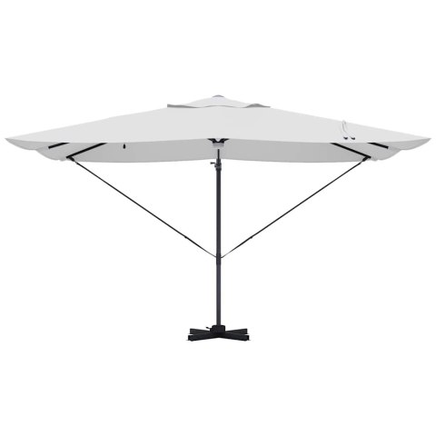 Parasol plażowy Ze LED Lights piaskowy 351 x 250 x 253 cm