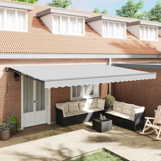 Rama markizy Antracyt 4 × 3 m Stal malowana proszkowo