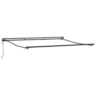 Rama markizy Antracyt 4 × 3 m Stal malowana proszkowo