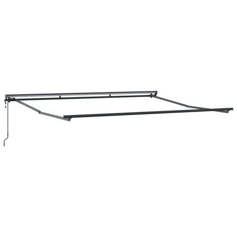 Rama markizy Antracyt 4 × 3 m Stal malowana proszkowo