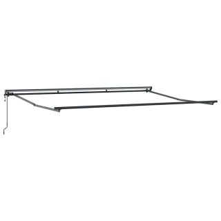 Rama markizy Antracyt 4,5 × 3 m Stal malowana proszkowo