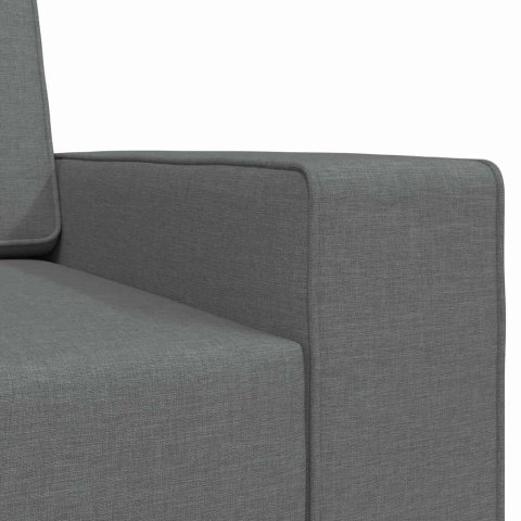 Sofa Bed Ciemnoszary 245 x 78 x 77 cm tkanina