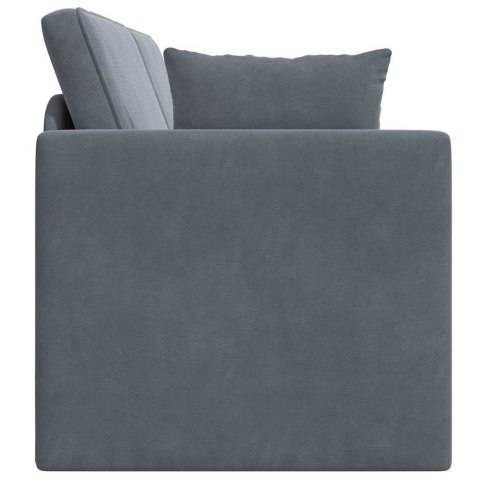 Sofa podłogowa z funkcją spania Ciemnoszary 213 x 70 x 77 cm