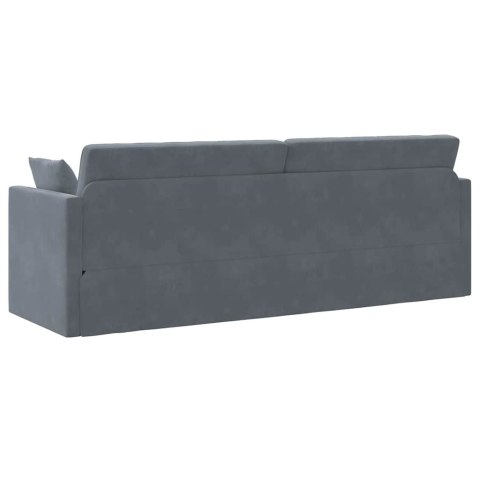 Sofa podłogowa z funkcją spania Ciemnoszary 213 x 70 x 77 cm