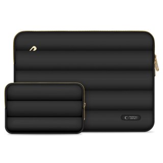Torba pokrowiec Puffy na laptop 15-16'' + etui na akcesoria - czarny