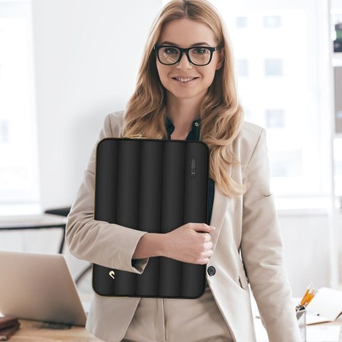Torba pokrowiec Puffy na laptop 15-16'' + etui na akcesoria - czarny