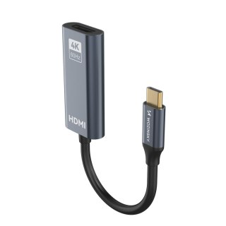 Adapter przejściówka USB-C - HDMI 4K 60Hz - czarny