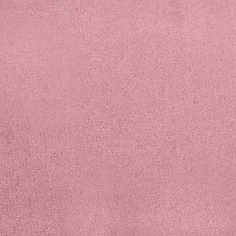 Łóżko z materacem, Hanko, różowe, 80x200 cm, aksamitne