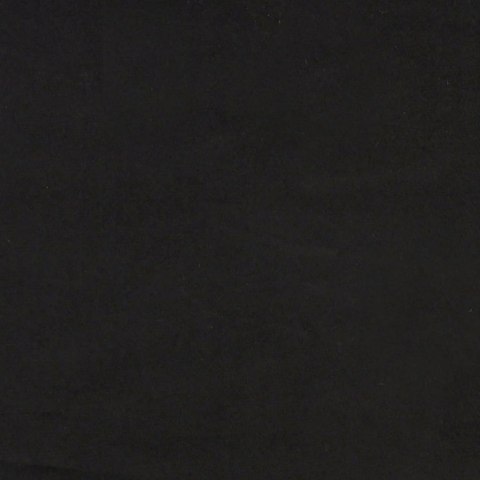 Łóżko z materacem, czarne, 90x200 cm, aksamitne