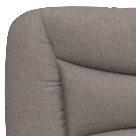 Rama łóżka z LED bez materaca Hvar Taupe 180x200 cm Tkanina
