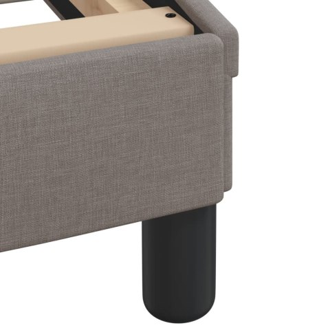 Rama łóżka z LED bez materaca Hvar Taupe 180x200 cm Tkanina