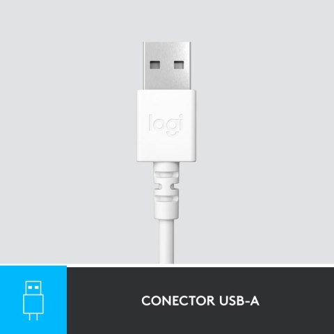 Słuchawki Logitech H390 Biały