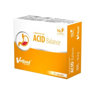 VetFood Acid Balance układ pokarmowy dla psa i kota 30 kapsułek