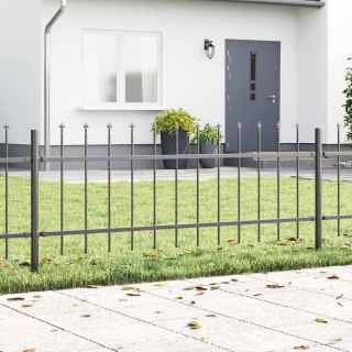 Ogrodzenie Ogrodowe 6 pcs Szary 10,2 x 0,6 m