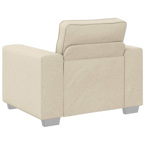 Sofa 3 pcs Ciemna zieleń Tkanina lniana