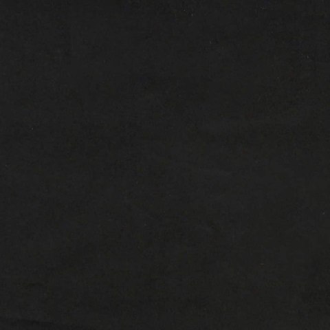 Łóżko sprężynowe z materacem Czarny 90 x 200 cm Aksamit