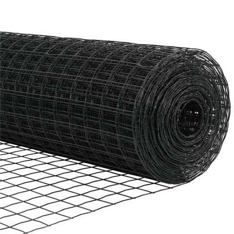 Ogrodzenie z słupkami Szary 0.6 x 50 m Stal