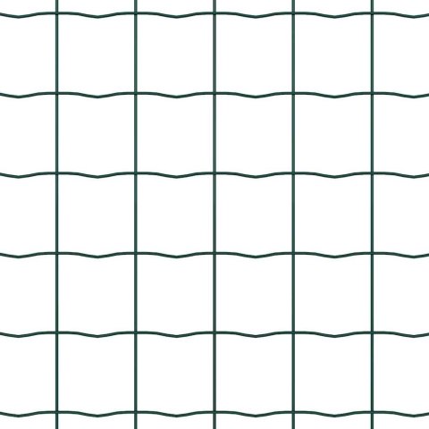 Ogrodzenie z słupkiem Zielony 0,6 x 50 m Stal i PVC