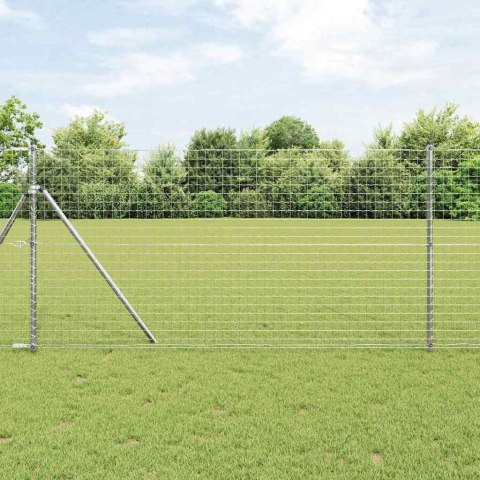Słupek ogrodzeniowy. 52 pcs Szary 3,2 x 3,2 x 170 cm