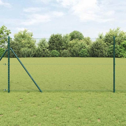 Słupek ogrodzeniowy. Zielony 50 x 1,4 m (siatka 13 mm)