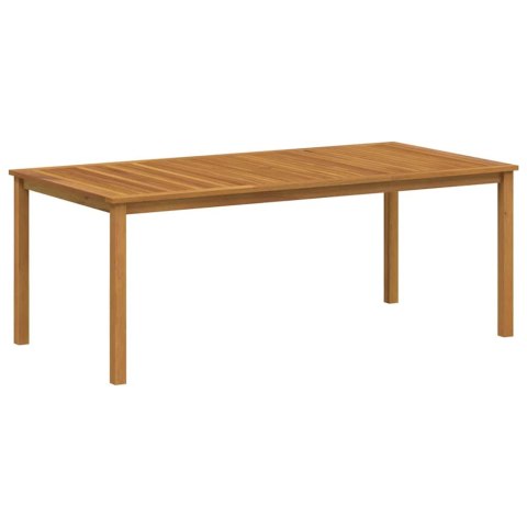 Zestaw do jadalni w ogrodzie 9 pcs Czarny Lite Drewno Akacji