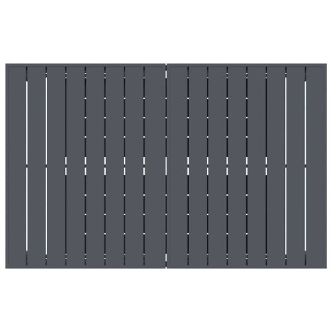 Zestaw do jadalni w ogrodzie 9 pcs Antracyt Stal