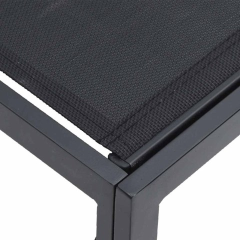 Zestaw Sof na Ogród 5 pcs Czarny Metal
