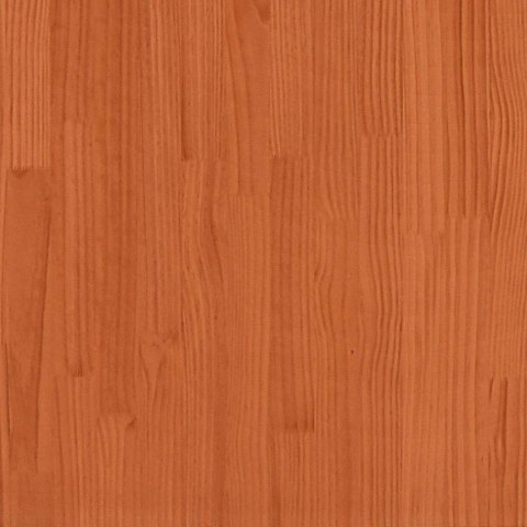 Ramka łóżka Woskowy Brąz 140 x 190 cm Lite drewno sosnowe