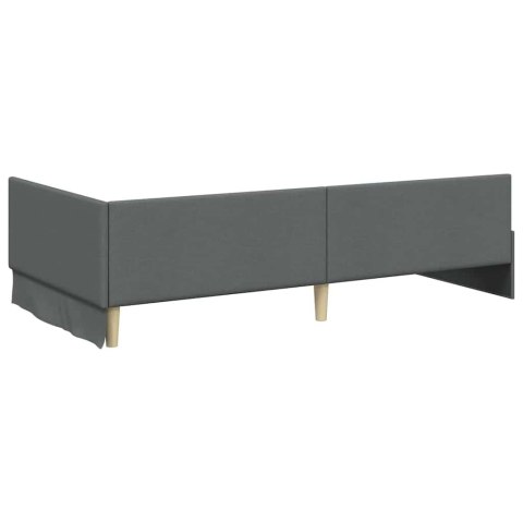 Rama Łóżka Narożnego z Materacem Inny 2 pcs Szary tkanina