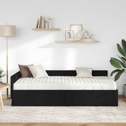Rama Łóżka Narożnego z Materacem Inny 2 pcs Zielony tkanina