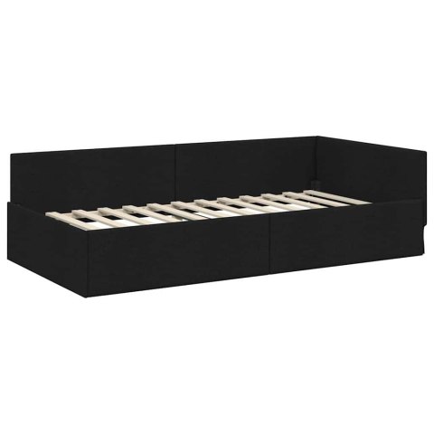 Rama Łóżka Narożnego z Materacem Inny 2 pcs Zielony tkanina