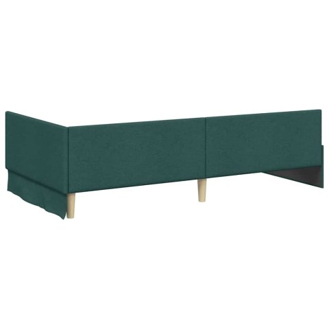 Rama Łóżka Narożnego z Materacem Inny 2 pcs Zielony tkanina