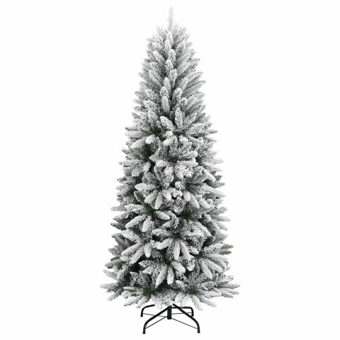Sztuczna choinka Biały 240 cm PVC, Plastik, Stal i PE