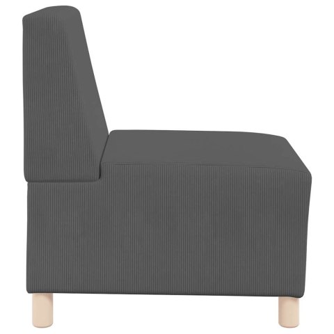 Modułowa sofa bez podłokietników 3 pcs Ciemnoszary