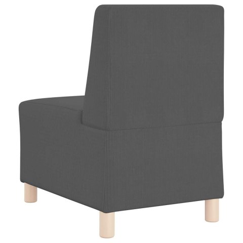 Modułowa sofa bez podłokietników 3 pcs Ciemnoszary