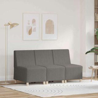 Modułowa sofa bez podłokietników 3 pcs Jasnoszary