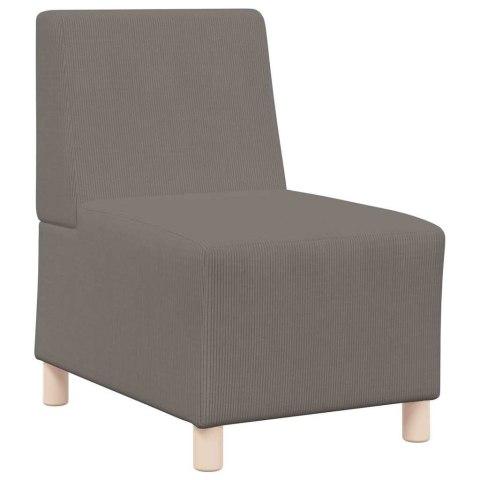 Modułowa sofa bez podłokietników 3 pcs Jasnoszary