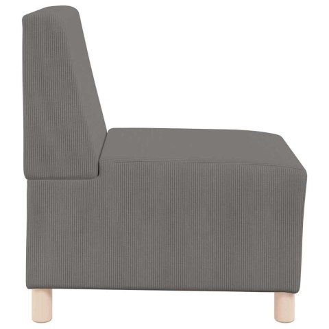 Modułowa sofa bez podłokietników 3 pcs Jasnoszary