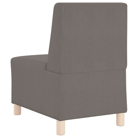 Modułowa sofa bez podłokietników 3 pcs Jasnoszary