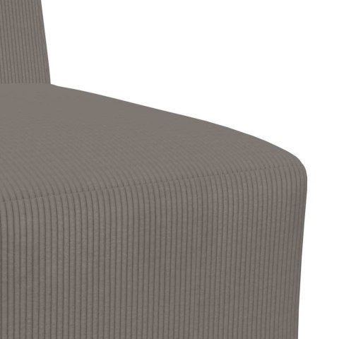 Modułowa sofa bez podłokietników 3 pcs Jasnoszary