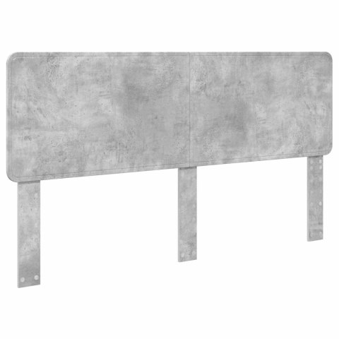 Ramka łóżka Betonowy szary 180 x 200 cm Materiał drewnopochodny