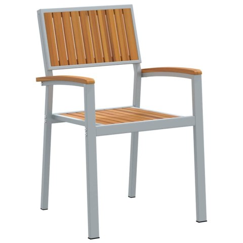 Krzesło składane 4 pcs Brązowy 56 x 57 x 87 cm